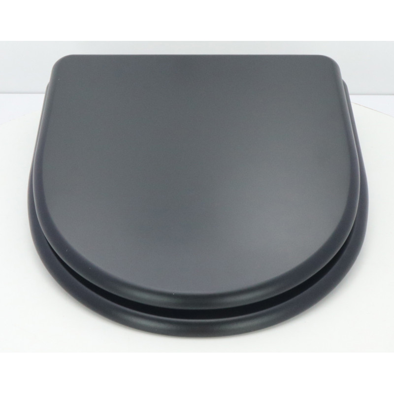 Abattant WC JACOB DELAFON ODEON UP COMPACT Noir matt Fait Sur Mesure