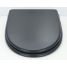 Abattant WC JACOB DELAFON ODEON UP COMPACT Noir matt Fait Sur Mesure