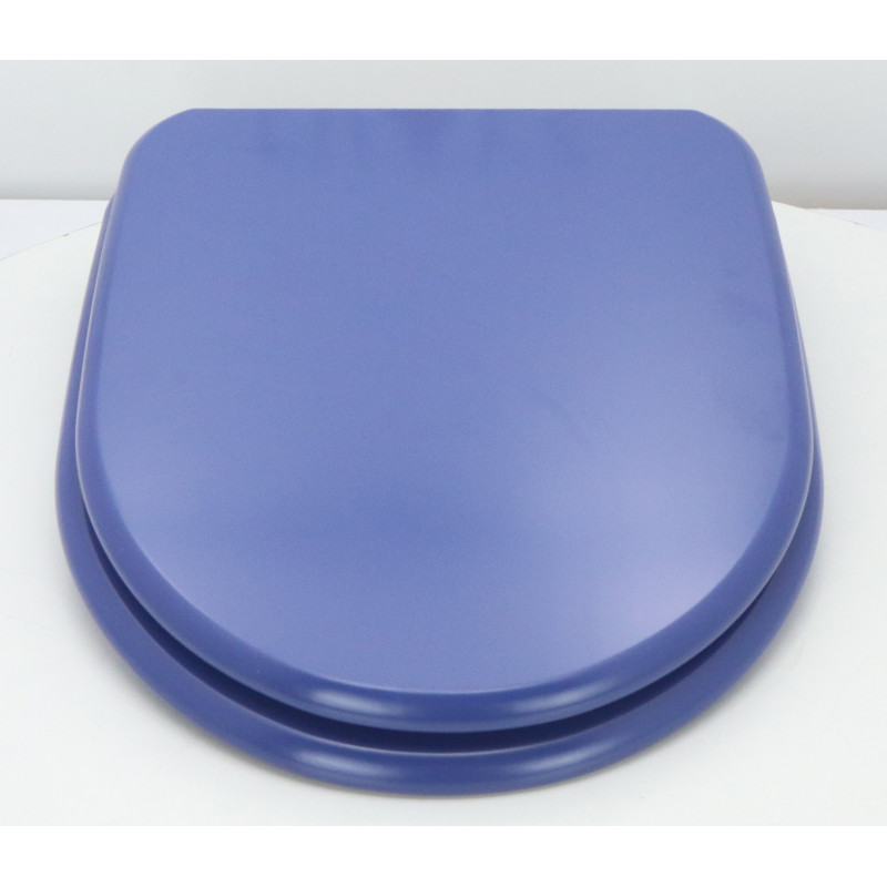 copie de Abattant WC JACOB DELAFON ALTAIR bleu électrique Frein de chute Fait Sur Mesure