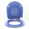 copie de Abattant WC JACOB DELAFON ALTAIR bleu électrique Frein de chute Fait Sur Mesure