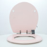 Abattant WC JACOB DELAFON HUNO rose satiné Fait Sur Mesure