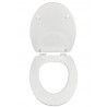 Abattant WC JACOB DELAFON PRESQU'ILE Blanc Frein De Chute ORIGINALE