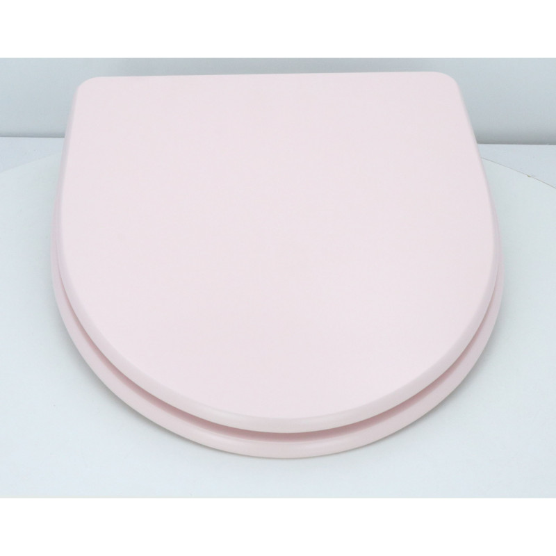 Abattant WC JACOB DELAFON ODEON UP PANACHE Rose Satín Fait Sur Mesure