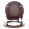 Abattant WC JACOB DELAFON TURIA chocolat Fait Sur Mesure