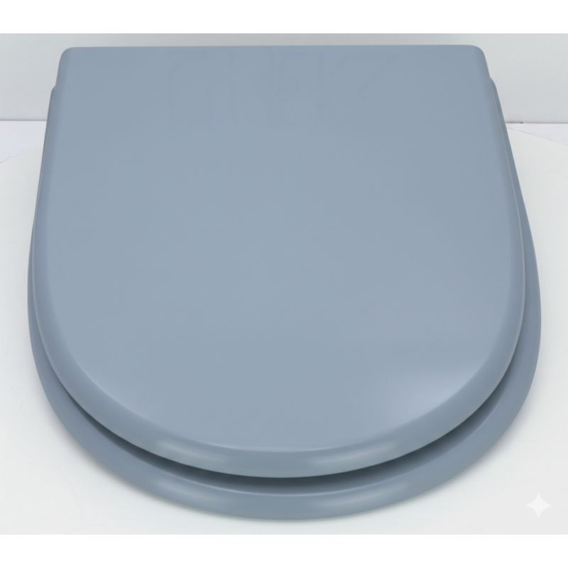 Abattant WC JACOB DELAFON ANTARES bleu crépuscule Frein De Chute Fait Sur Mesure