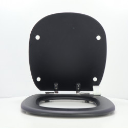 Abattant WC JACOB DELAFON FREELANCE Noir Mat Frein De Chute Fait Sur Mesure