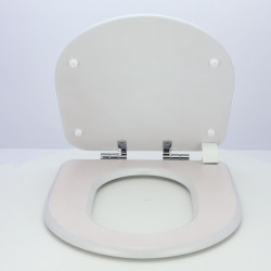 Abattant WC JACOB DELAFON IRIS Blanc Rustique Frein De Chute Fait Sur Mesure