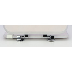 Abattant WC JACOB DELAFON IRIS Blanc Rustique Frein De Chute Fait Sur Mesure