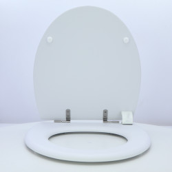 Abattant WC JACOB DELAFON PRESQUI'LE Blanc Mat Fait Sur Mesure