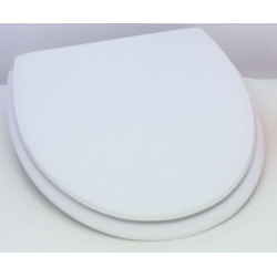 Abattant WC JACOB DELAFON PRESQU'ILE Blanc Frein De Chute Fait Sur Mesure