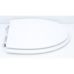 Abattant WC JACOB DELAFON PRESQU'ILE Blanc Frein De Chute Fait Sur Mesure
