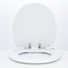 Abattant WC JACOB DELAFON PRESQU'ILE Blanc Frein De Chute Fait Sur Mesure