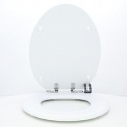 Abattant WC JACOB DELAFON PORTRAIT Blanc Mat Frein De Chute Fait Sur Mesure
