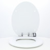 Abattant WC JACOB DELAFON PORTRAIT Blanc Mat Frein De Chute Fait Sur Mesure