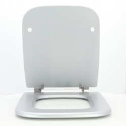 Abattant WC JACOB DELAFON ASTROS Argent Fait Sur Mesure