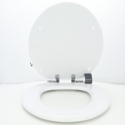 Abattant WC JACOB DELAFON PORTRAIT Blanc Frein De Chute Fait Sur Mesure