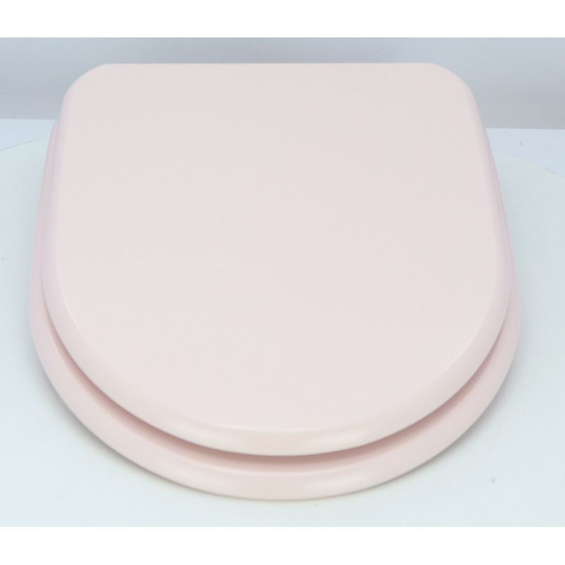 Abattant WC JACOB DELAFON ALTAIR Rose Satiné Frein de chute Fait Sur Mesure